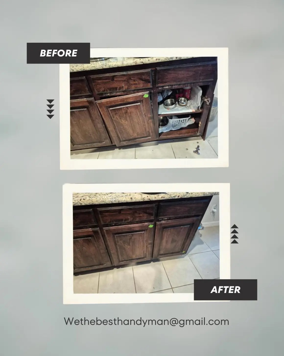 Before and After Handyman Work
