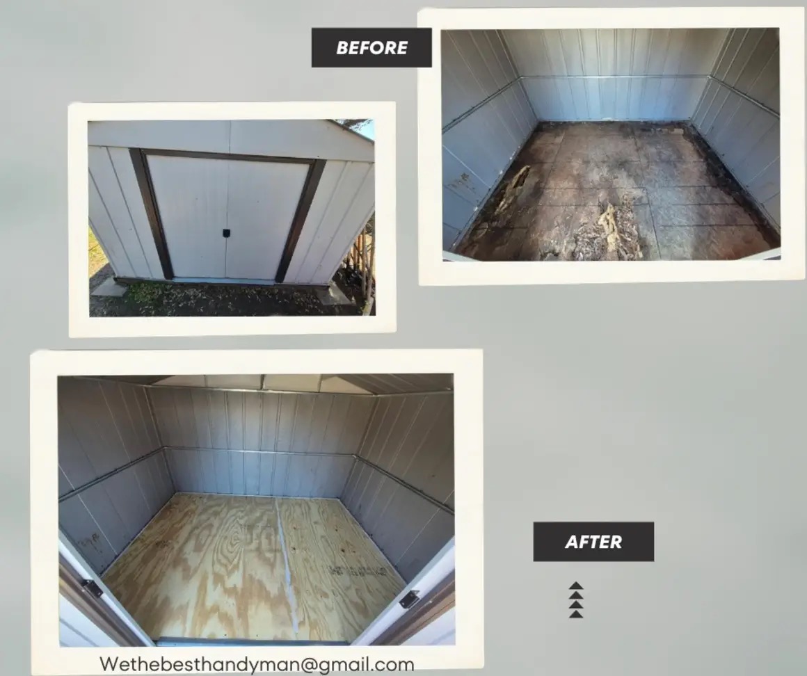 Before and After Handyman Work