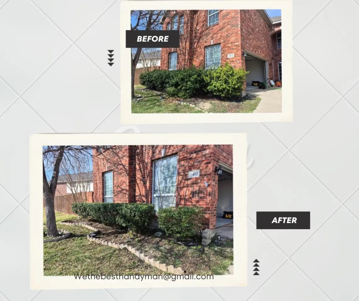 Before and After Handyman Work