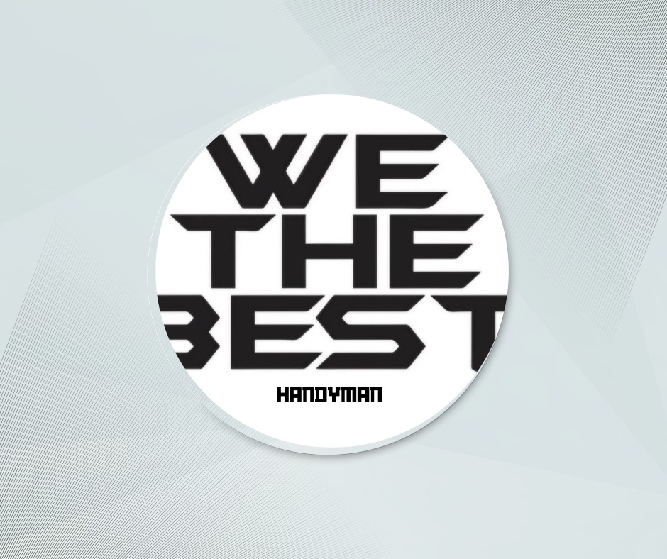 We The Best Handyman Logo